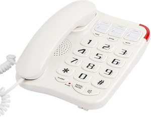 Big Button Phone for Seniors, Adjustable Lound Volume Corded Visually Impaired - Zdjęcie 1 z 8