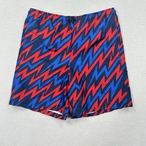 DSG Boys Woven Volley Athletic Shorts Size XL Blue Red Elastic Waist - Picture 1 of 7