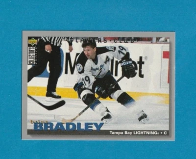 1995-96 Collector's Choice PLAYERS CLUB #128 Brian Bradley TAMPA BAY LIGHTNING - Image 1 of 2