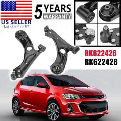 Front LH & RH Lower Control Arms Ball Joint Set for Chevrolet 	Sonic 2012-2020 Foto 1 de 4
