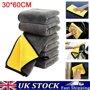 XL SUPER ABSORBENT CAR WASH MICROFIBER TOWEL CLOTH CAR CLEANING DRYING TOWELS - Picture 1 of 9