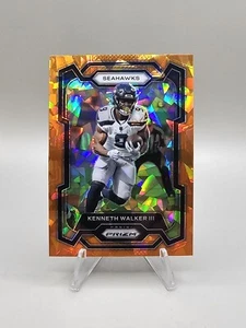 2023 Panini Prizm - Orange Ice Prizm #261 Kenneth Walker III - Picture 1 of 2