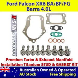 Permaseal MLS-R Turbo Titanium Stud & Gasket Kit For Ford Falcon XR6 Barra 4.0L - Picture 1 of 5