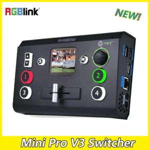 RGBlink Mini Pro V3 4-CH HDMI Video Switcher Touch Screen USB 3.0 for Streaming - Picture 1 of 7