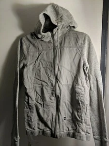 Juniors size XS- Volcom gray lightweight hooded Jacket - Picture 1 of 7