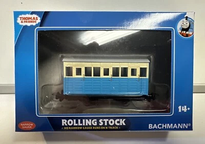 Bachmann HOn30 Scale Thomas & Friends Narrow Gauge Blue Carriage #77204 - Image 1 of 4