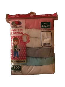 $1.50/Fruit of the Loom Girls' Tank - 6 Pack - Assorted-NIP - Picture 1 of 2