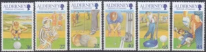 ALDERNEY Sc # 170-5 CPL MNH SET of 6 DIFF GOLF, ALDERNEY GOLF CLUB - Picture 1 of 1