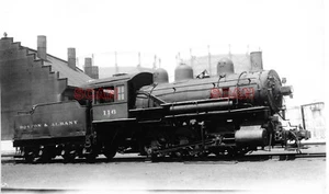 25B147 RP 1930/50s BOSTON & ALBANY RAILROAD 0-6-0 LOCO #116 BEACON PARK - Picture 1 of 2