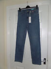 Bnwt Marks & Spencer Size 14 Short/petite 'the Sienna' Straight High Rise Jeans