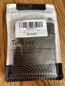 Leder Ausweisetui mit Reißverschlussfach, 1 klares Ausweisfenster und 3 Kartenfächer  - Bild 1 von 3