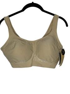 NWT Truekind Womens Daily Comfort Bra XL Wireless Shaper Chai - Picture 1 of 6