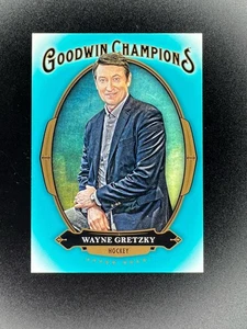 2020 Upper Deck Goodwin Champions Wayne Gretzky #40 Aqua Blue - Bild 1 von 2