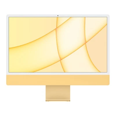 Apple iMac 24" M1 8GB 512GB SSD 8‑Core CPU 8‑Core GPU 4.5K Retina - Yellow - Image 1 of 4