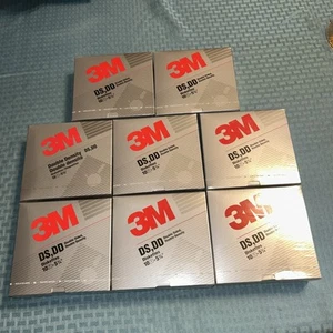 8 Boxes ~ 3M DS DD 5 1/4” Diskettes Double Density Double Sided NEW - Afbeelding 1 van 3