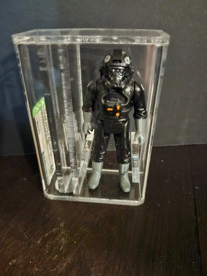 领带战斗机飞行员 HK 1982 年星球大战评级 AFA 85 近乎完好 + — 第 1/4 张图片