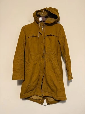 🥶 Chaqueta Patagonia Para Mujer XS Marrón Pradera Amanecer Parka con Capucha Forrada Sherpa Foto 1 de 4