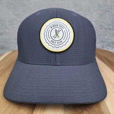Gorra Travis Mathew ajuste flexible L/XL azul pie alado club de golf Nueva York para hombre Foto 1 de 4