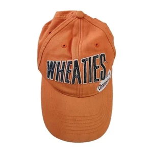 Sombrero Wheaties 2005 Desayuno de Campeones Para Hombre General Mills, Envejecido, Naranja - Imagen 1 de 3