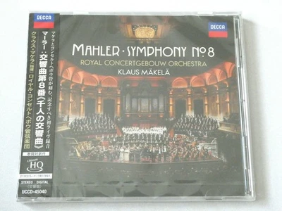 Klaus Makela Royal Concertgebouw Orchestra Mahler Symphony No. 8 UHQCD JAPAN - Image 1 of 2