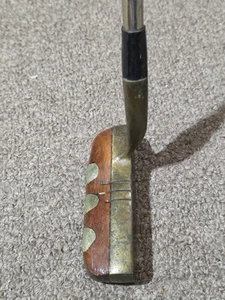 Vtg Otey Crisman Super Deluxe Putter 15HW 32” Needs Grip. Wood/Brass Head. - Picture 1 of 12