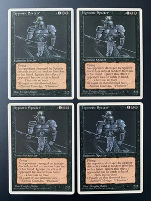 4th Edition  MTG  Playset  Hypnotic Specter   Magic - Image 1 of 2