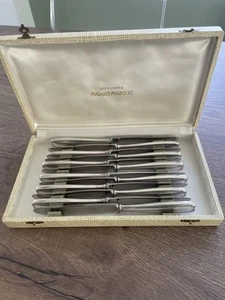 12 alte Käsemesser aus versilbertem Metall - Bild 1 von 4