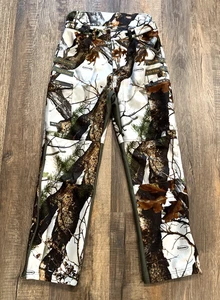 Scent-lok Fleece Pants Mens Sz M Adjustable Waist Vertigo Gray Camouflage - Picture 1 of 17