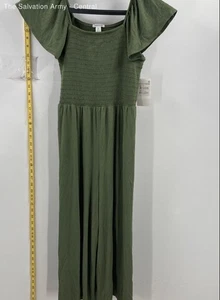 Nordstrom Girls Green Short Sleeve Wide-Leg One-Piece Jumpsuit Size XL 14/16 - Picture 1 of 7