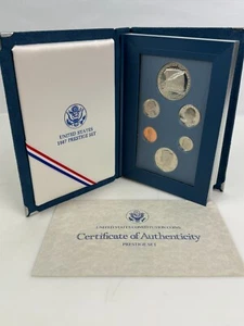 1987 Prestige US Mint Silver Proof Set (OGP) & COA - Picture 1 of 3