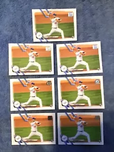 2021 Topps Series One Rookie Card lot of 7 Mitch White #270 - Picture 1 of 2