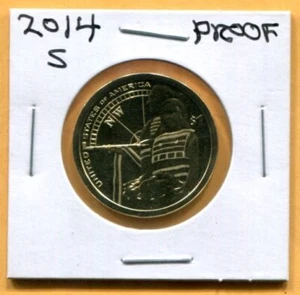 Juwel 2014-S PP Indianer-Dollar - Native Hospitality Rückseite - kostenloser Versand - Bild 1 von 4