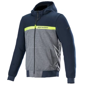 Sudadera con capucha cromada motocicleta de calle Alpinestars azul marino oscuro/gris oscuro - Imagen 1 de 3