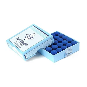 BRUNSWICK Blue Diamond Cue Tips 10mm 11mm avaliable in 5pcs 20psc 50pcs - Picture 1 of 2