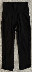 Lululemon Damengröße 6 schwarz kurz geschnitten Netz Laufleggings (A5) - Bild 1 von 12