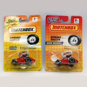 Matchbox #1734 Sprint Car Racers-2 Different Packages - Picture 1 of 1