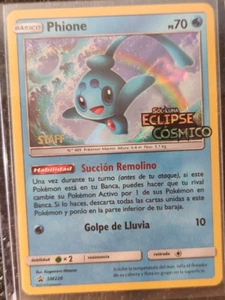 Pokémon TCG Promo Staff 1st Edition Limited Phione Card Spanish - Imagen 1 de 2