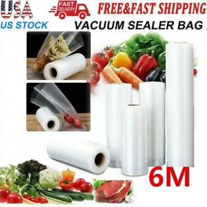 1 Pack Vacuum Sealer Bags 8/11"x 20' for Food Saver Seal a Meal Commercial Grade - Picture 1 of 14