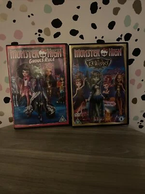 Monster High: 13 Wishes & Ghouls Rule DVDs ~ Region 2  & Region 4 - Image 1 of 4