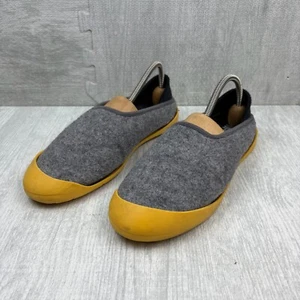 Mahabis Classic Wool Slippers Gray EU 41 Women’s 9.5 / Men's 8 Slip On Portugal - Picture 1 of 8