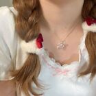 Elegant Jewelry Heart 925 Silver Filled Necklace Pendant Cubic Zircon Women Gift