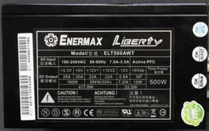 Enermax Liberty 500W (ELT500AWT) ATX Netzteil 500 Watt modular 80+   #31167 - Afbeelding 1 van 1