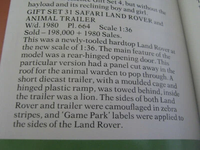 CORGI GS 31 ORIGINAL SAFARI SET 1976 NUNCA JUGADO EN CAJA TODAVÍA BIEN USADA Foto 1 de 4