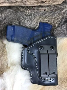 IWB Lederholster mit Monoblock Clip für Glock 43x SRI225-M - Bild 1 von 18