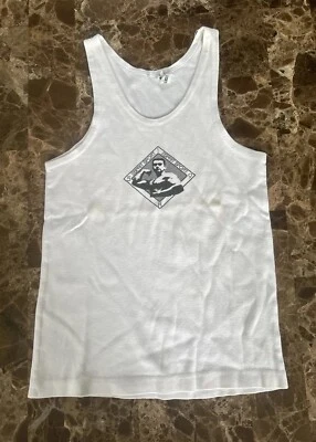 Vintage Espirit Sport Gym Shirt Sz Small White Tank Top Workout Tee Grunge 90s - Image 1 of 3