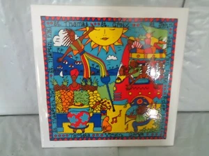 Vintage Virgin Islands - Decorative Souvenir Kitchen Tile - New - Picture 1 of 2