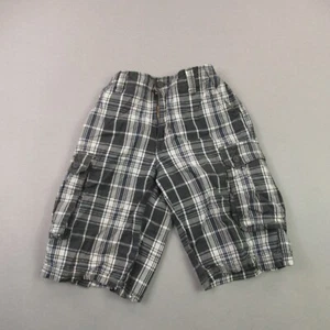 Levis Shorts Boys 14 Plaid Pockets Adjustable Outdoors Lightweight - Picture 1 of 9