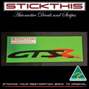 VF GTS R W1 Sedan Rear Door or Ute Decal Badge Resin Sticker - Holden HSV GTSR - Picture 1 of 3