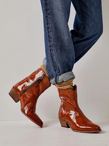 New Free People New Frontier Western Boot size 6.5 MSRP: $145 - Picture 1 of 4