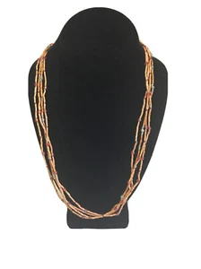 Lot of 4 Handmade African Zulu Grass Necklaces Leaky Collection Beads Bohemian - Picture 1 of 3
